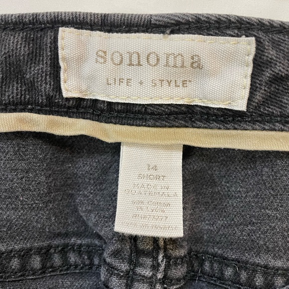 Sonoma size 14 short black straight leg jeans - Picture 5 of 5